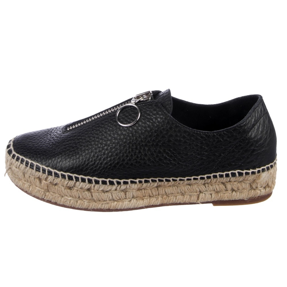 Alexander Wang: Devon Espadrille - Pebbled Leather - Picture 3 of 11